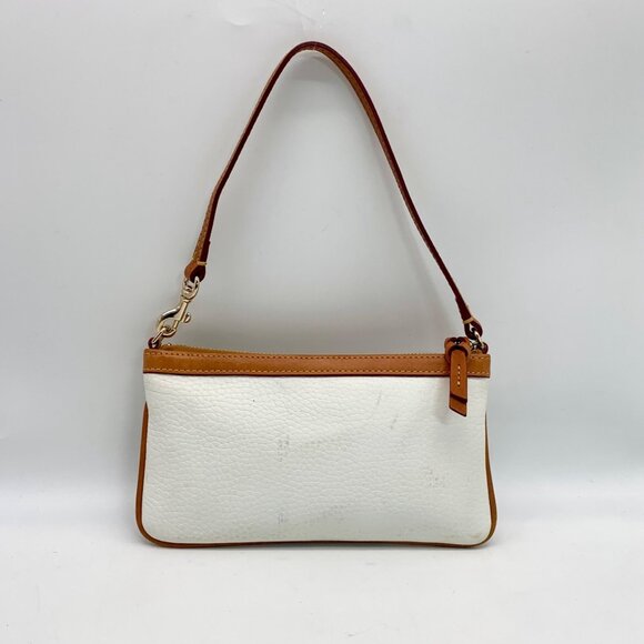 Dooney & Bourke White Pebble Grain Convertible Wristlet - Picture 2 of 11